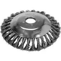 TRIZERATOP Kreissägeblatt Drahtbürste für Motorsense 150 mm, 25,4 mm Bohrung (Drahtbürste für Motorsense 150 mm, 25,4 mm Bohrung)