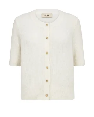 MOS MOSH - MMThora SS Knit Cardigan ecru - Gr. - S