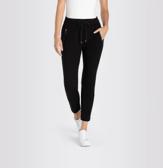 MAC - MAC JEANS - EASY, Light Jersey schwarz - Gr. - 29