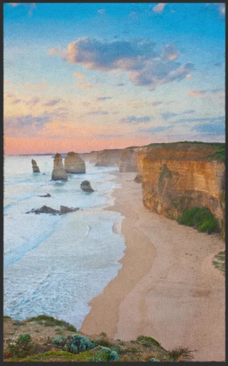 Fussmatte Great Ocean Road 7070 | Größe: 60 cm x 90 cm