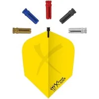 BULL'S Dart-Flights Flightschoner Aluminium schwarz