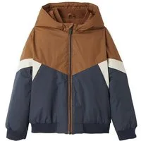 vertbaudet Parka Jungen Windjacke, Wattierung Recycling-Polyester