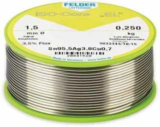 FELDER LÖTTECHNIK Lötdraht 20841020 ISO-Core "EL", 250g