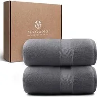 MAGANO Handtücher Set, Bambus & Baumwolle, Luxusqualität, (Set, 2-St), Gewebedichte 600g/m², Handtuch 50x70 cm oder Duschhandtuch 70x140 cm