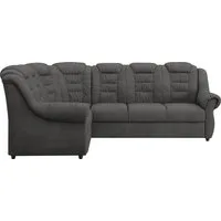 Home affaire Ecksofa Boston L-Form, mit hoher Rückenlehne, wahlweise mit Bettfunktion & Stauraum