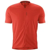 Gonso Radtrikot SITIVO Jersey Green M Herren Fahrradtrikot kurzarm, Half-Zip Trikot mit Rückentasche