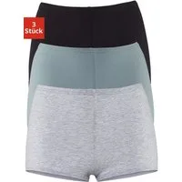 petite fleur by Lascana Panty (3er-Pack) aus elastischer Baumwoll-Qualität
