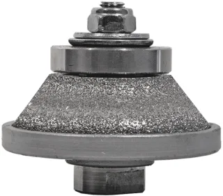 ELMAG Diamant-Profilfräser Profiler PXE h=15, M14 - 'vacuum- brazed', Fase 45°(grit 2) - 64171