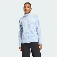 adidas TERREX Fleecejacke TERREX MULTI PRINTED FULL-ZIP FLEECEJACKE (1-St)