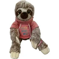 soma Kuscheltier Faultier Kuscheltier braun XXL 52 cm Plüschtier Let´s Hang Out rosa (Set, 1-St., Geschenk-Set), Stofftier Sale Geschenke für Mädchen Jungen Kinder Babys spielen