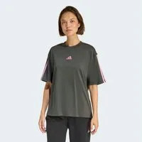adidas Sportswear T-Shirt W 3S SJ BF T Kurzarmdesign, mit Rundhalsausschnitt, gerader Abschluss