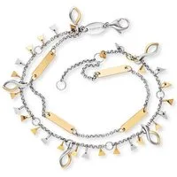 Engelsrufer Fußkette BOHO Triangle Bicolor