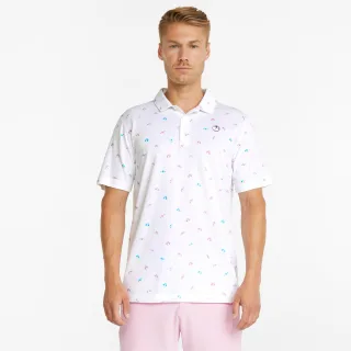 PUMA Herren AP Dancing Umbrellas Golf Poloshirt