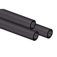 XT Hardline Satin 14 mm, Rohr schwarz (matt), 3x 14 mm Tube mit 1 Meter Länge, satiniert