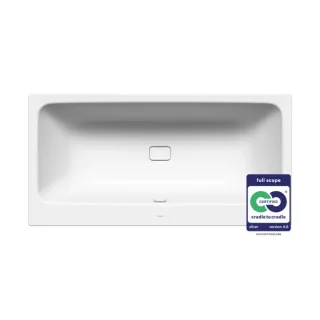 Kaldewei ASYMMETRIC DUO 744 Badewanne 274400010001 190 x 100 cm, glänzend, alpinweiß