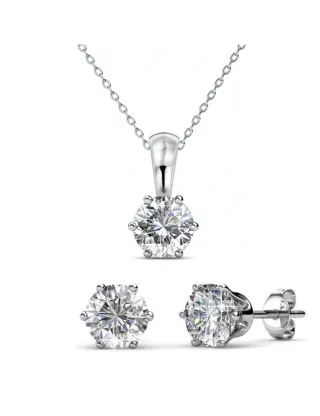 Geburtsstein-Set - Silber und Kristall