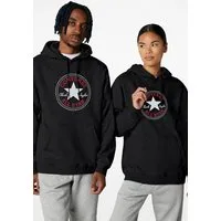 Converse Kapuzensweatshirt STANDARD FIT CENTER FRONT LARGE CHUCK mit Kapuze, aus Baumwolle und Polyester, Unisex-Schnitt
