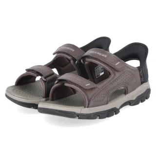 Skechers Slip-ins Sandalen REECE - Gr. 41 - Braun - Synthetik