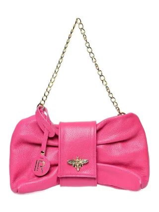 Isabella Rhea Fuchsia Rindsledertasche