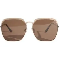 LIPSY Sonnenbrille Lipsy Glitzer-Sonnenbrille mit Metallrahmen (1-St)