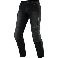 Rebelhorn Motorradhose Vandal Motorrad Jeans Verbindungsreißverschluss,Hüftprotektoren enthalten,Knieprotektor