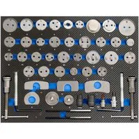 TRUTZHOLM Werkzeugset Bremskolbenrücksteller-Set 50-tlg.in Werkstattwagen Einlage 52x40x4 cm, (Set, 50-tlg), Profi Werkzeug zum Zurückstellen der Bremskolben