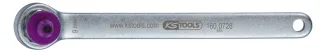 KS Tools Bremsen-Entlüftungsschlüssel, extra kurz, 9 mm, lila lila - 160.0728