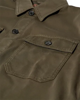 mos mosh gallery - MMGMatteo Soft Overshirt forest night - Gr. - M