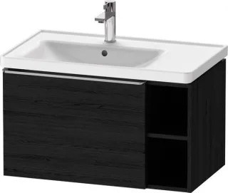 Duravit D-Neo Waschtischunterbau wandhängend Eiche Schwarz Matt 784x452x440 mm - DE4258070160000 DE4258070160000