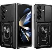betterfon Handyhülle Panzer Hülle für Samsung Galaxy Z Fold 7 Outdoor Case mit Kameraschutz, Outdoorhülle mit Ringhalter Smartstand und Silikonkern