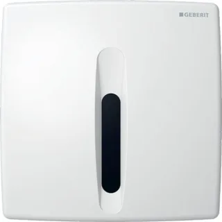 Geberit Urinal-Steuerung mit elektronischer Spülauslösung Netzbetrieb Abdeckplatte Kst. weiß-alpin, 115817115