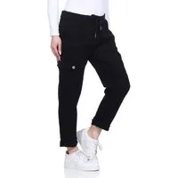 OriginalYou Cargohose Damen Freizeithose Schlupfhose moderne Stoffhose elastischer Bund, Knitterlook