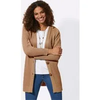 Witt Strickjacke Long-Strickjacke Langarm Ripp
