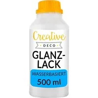 Creative Deco Klarlack Acryl Glanzlack / Mattlack Oberflächenfinish Farbloser Lack, auf Wasserbasis