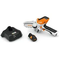 STIHL Akku-Kettensäge STIHL GTA 26 Akku-Gehölzschneider inkl. Akku und Ladegerät, 10 cm Schwertlänge, Packung, Hohe Schnittleistung und sauberes Schnittbild