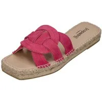 espadrij l´originale TOURS VELOUR Pantolette Pink