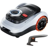 NAVIMOW Rasenmähroboter Segway i208/i215/i220 LiDAR Mähroboter ohne Begrenzungskabel, bis 1500 m² Rasenfläche, (1-St., Geländereifen für Hänge bis 45 % Neigung, LiDAR und Vision Dual System), Automatisches Ein-Tipp-Kartieren, Ohne Drähte oder Antenne