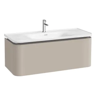 VitrA Glora Set Möbelwaschtisch + Waschtischunterschrank Taupe Matt,80378 80378