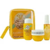 Sol de Janeiro Pflege-Set Jet Set Körperpflegeset, Luxuriöses Pflegeset mit brasilianischem Jasmin- und Drachenfruchtduft