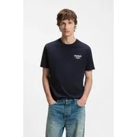 HUGO T-Shirt Nesptee Rundhalsausschnitt, Regular Fit, reine Baumwolle