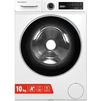 Telefunken Waschmaschine W1014AS1W, 10 kg, 1400 U/min, Frontlader, Inverter Motor, AquaStop, 10kg, Dampffunktion, EEK A, weiß