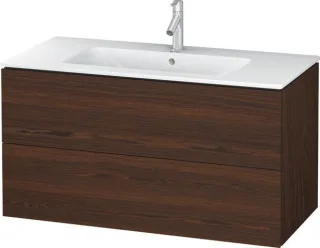 Duravit L-Cube Waschtischunterbau wandhängend Nussbaum gebürstet Matt 1020x481x550 mm - LC624206969 LC624206969