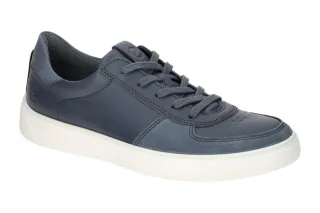 Ecco 504804 Street Tray Men Low Dunk Blau Ombre Sneaker mit herausnehmbarer I...