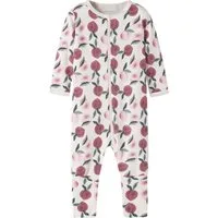 Name It Schlafanzug NBFNIGHTSUIT ZIP FF PEACHES NOOS aus Jersey, lockere Passform, mit Reißverschluss, für Mädchen