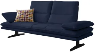 W.SCHILLIG 2,5-Sitzer "broadway, Designsofa mit tollem Sitzkomfort" Sitztiefenverstellung, Kopfteil- & Seitenteilverstellung, Breite 216cm