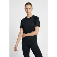 hummel Trainingsshirt HMLPULSE WORKOUT T-SHIRT S/S mit dekorativem Print, atmungsaktiv, schnelltrocknend, aus Jerseystoff