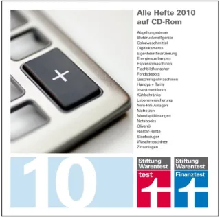 test und Finanztest Archiv 2010: Alle Hefte test und Finanztest 2010 auf CD-ROM