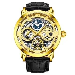 Schwarz und Gold Anatol Automatik 46mm