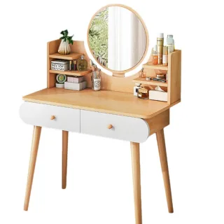 Rebiko Schminktisch,, Braun, Holzwerkstoff, 40x120x80 cm, Schlafzimmer, Schminktische
