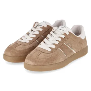Tamaris Loe Sneaker - Gr. 36 - Braun - Leder und Synthetik